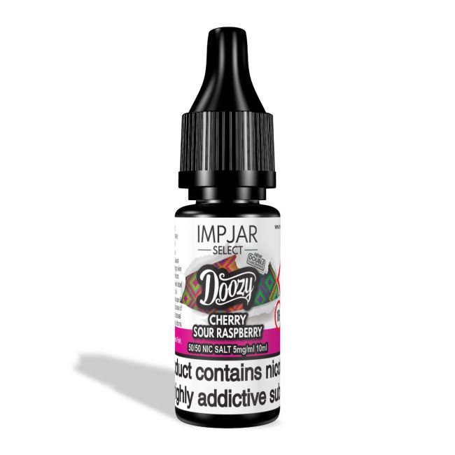 Cherry Sour Raspberry SELECT COLLAB E-Liquid Nicotine Salt By Impjar x Doozy 10ml - Vapestore Direct