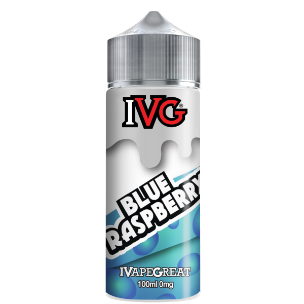 Blue Raspberry E-Liquid Shortfill by IVG 100ml - Vapestore Direct
