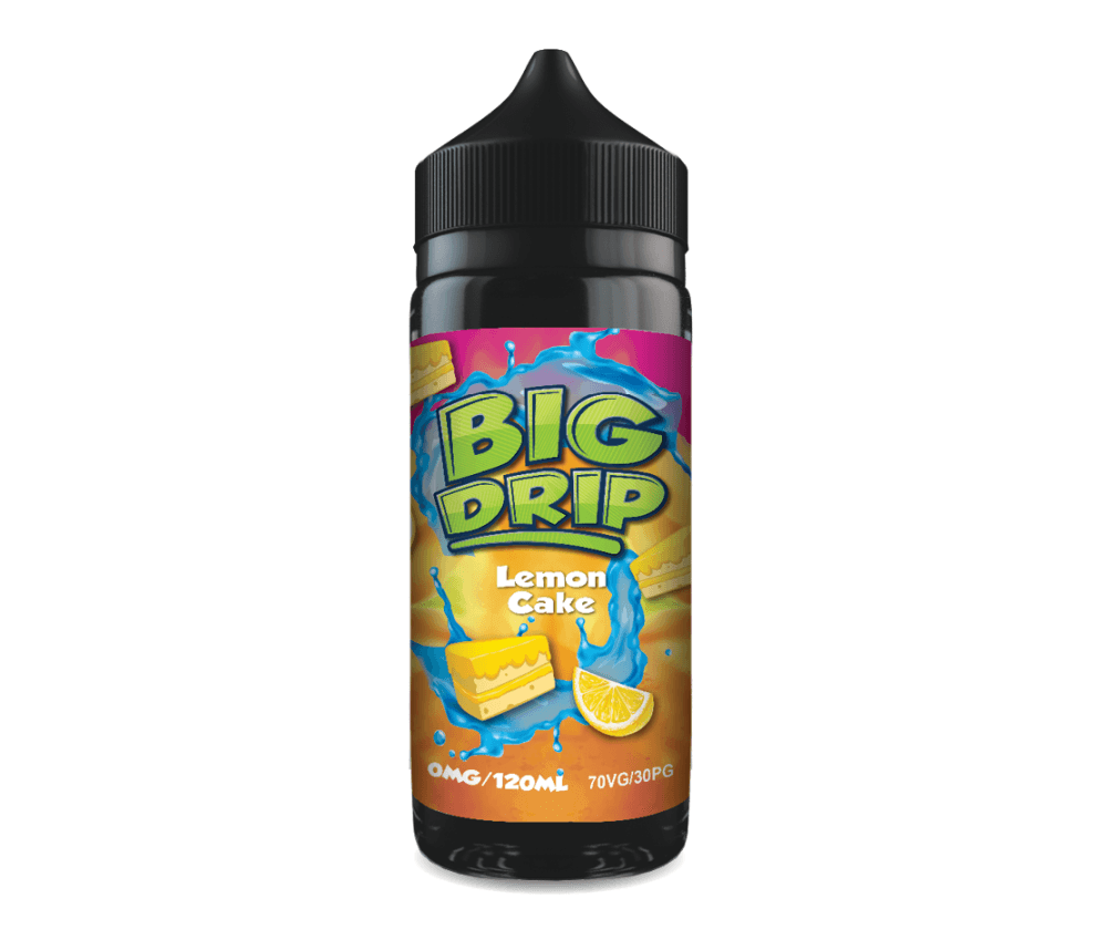 Lemon Cake E-Liquid Shortfill By Big Drip 100ml - Vapestore Direct