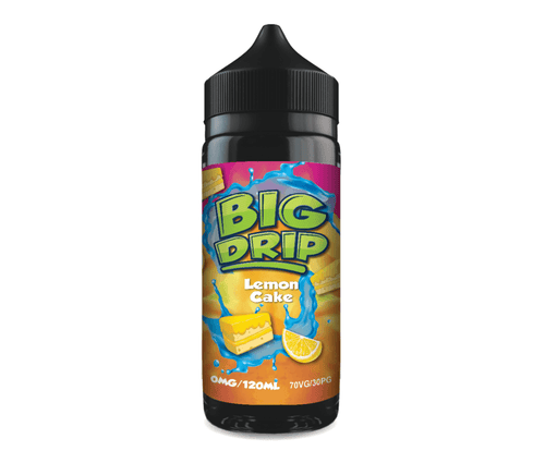 Lemon Cake E-Liquid Shortfill By Big Drip 100ml - Vapestore Direct