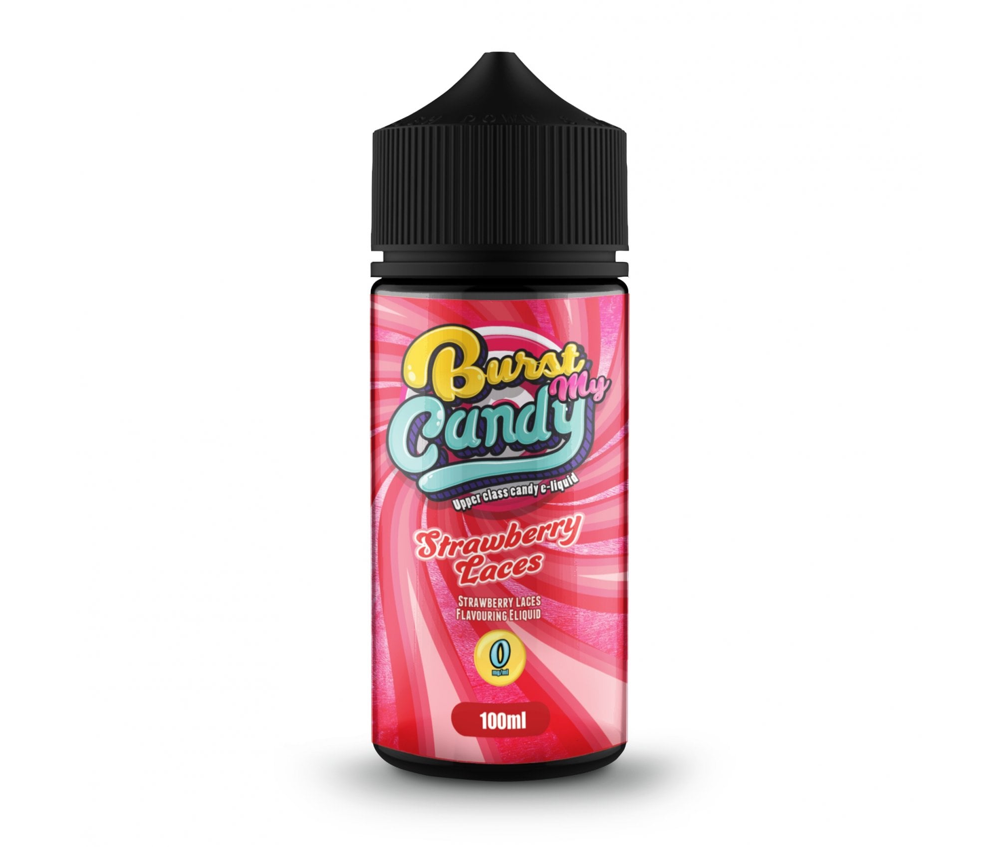Strawberry Laces E-Liquid Shortfill By Burst My Candy 100ml - Vapestore Direct