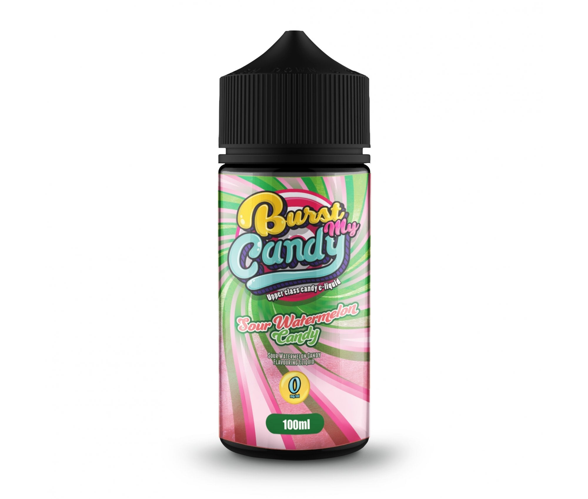 Sour Watermelon Candy E-Liquid Shortfill By Burst My Candy 100ml - Vapestore Direct