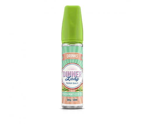 Peach Mint Iced Tea E-Liquid Shortfill By Dinner Lady Drinks 50ml - Vapestore Direct