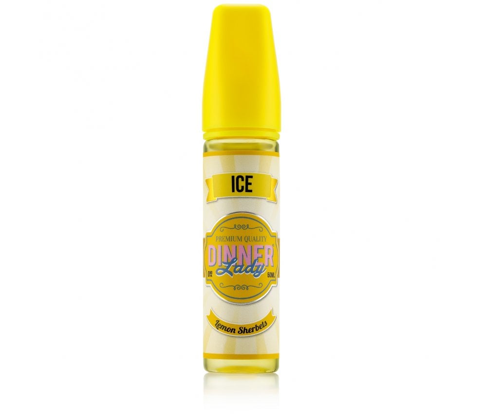 Lemon Sherbets E-Liquid Shortfill By Dinner Lady Ice 50ml - Vapestore Direct