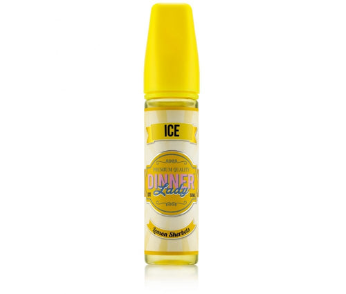 Lemon Sherbets E-Liquid Shortfill By Dinner Lady Ice 50ml - Vapestore Direct