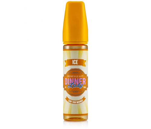 Sun Tan Mango E-Liquid Shortfill By Dinner Lady Ice 50ml - Vapestore Direct