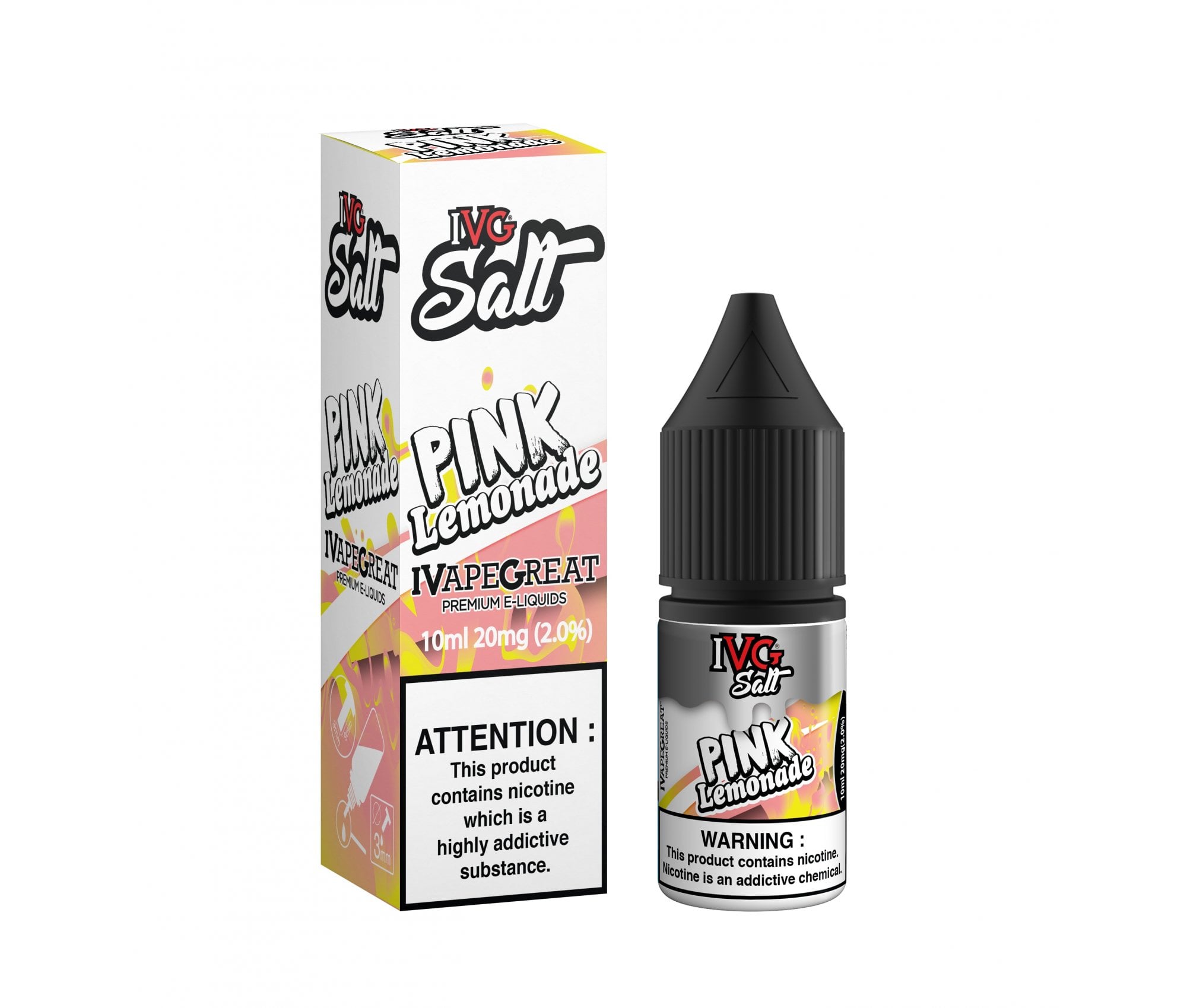 Pink Lemonade E-Liquid Nicotine Salt By IVG 10ml - Vapestore Direct