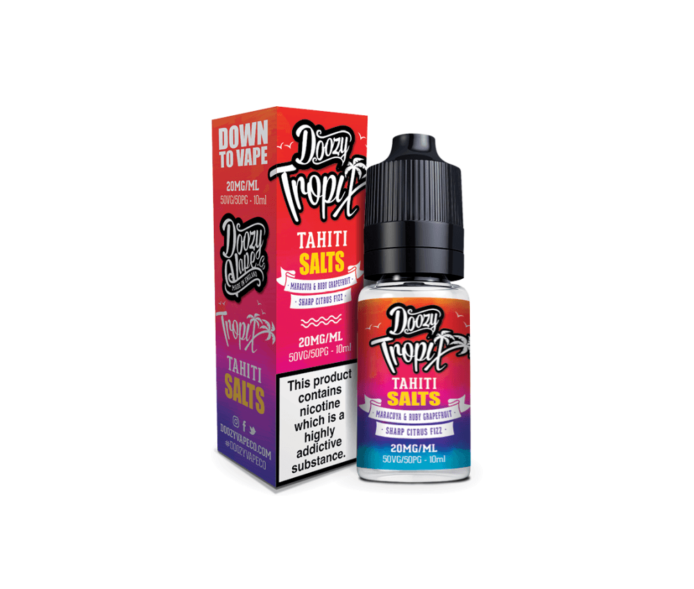 Tropix Tahiti  E-Liquid Nicotine Salt By Doozy Vape 10ml - Vapestore Direct