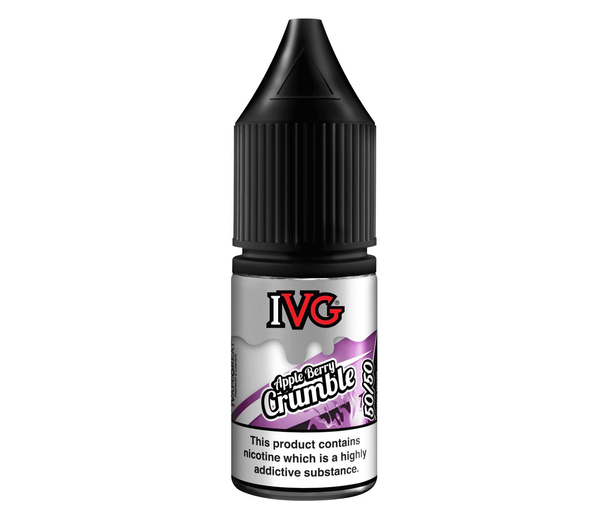 Apple Berry Crumble 50/50 E-Liquid By IVG 10ml - Vapestore Direct