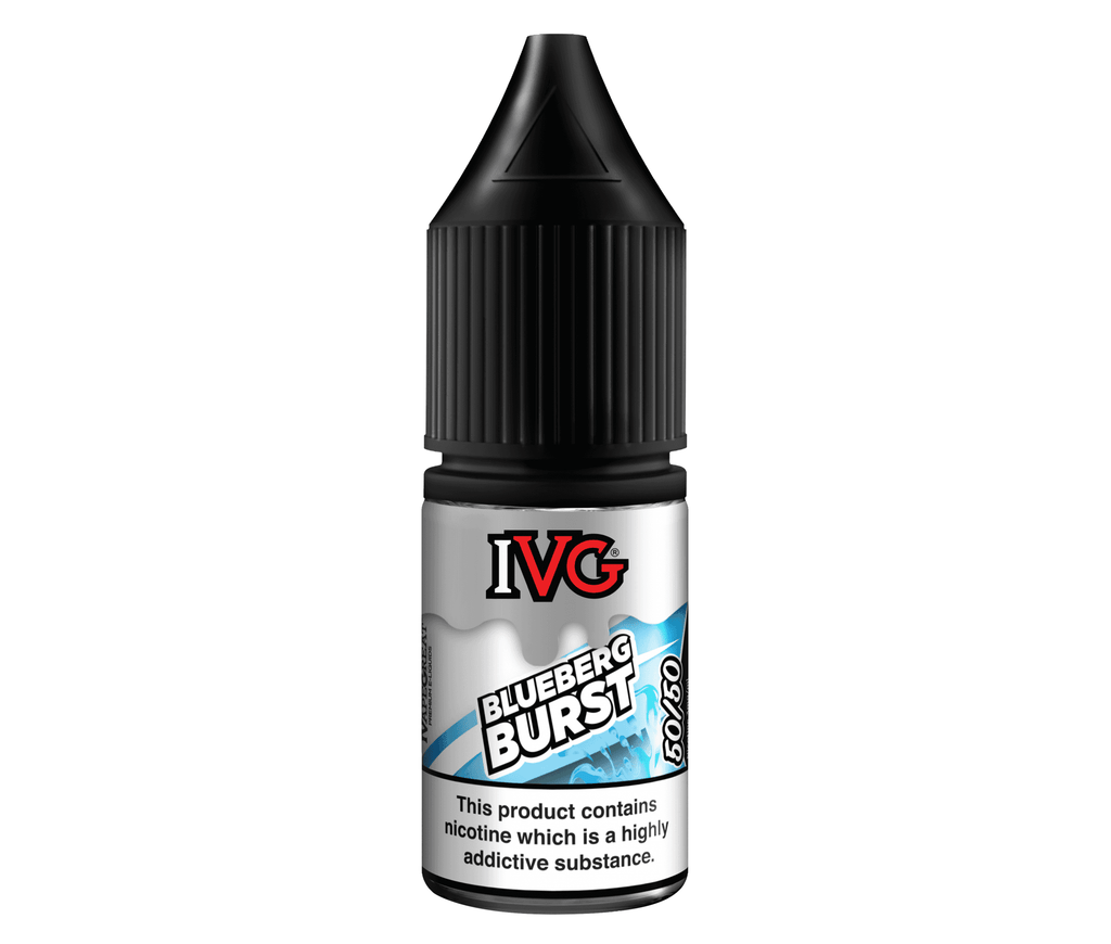 Blueberg 50/50 E-Liquid By IVG 10ml - Vapestore Direct