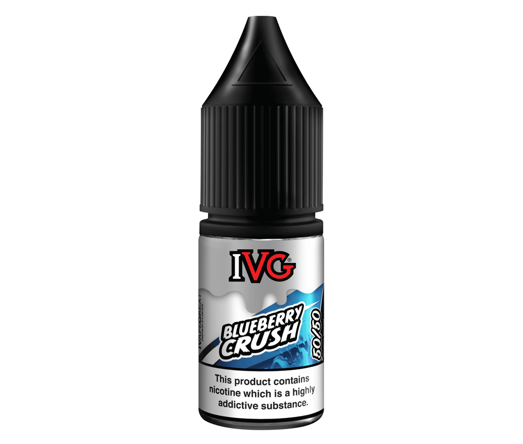 Blueberry Crush 50/50 E-Liquid By IVG 10ml - Vapestore Direct