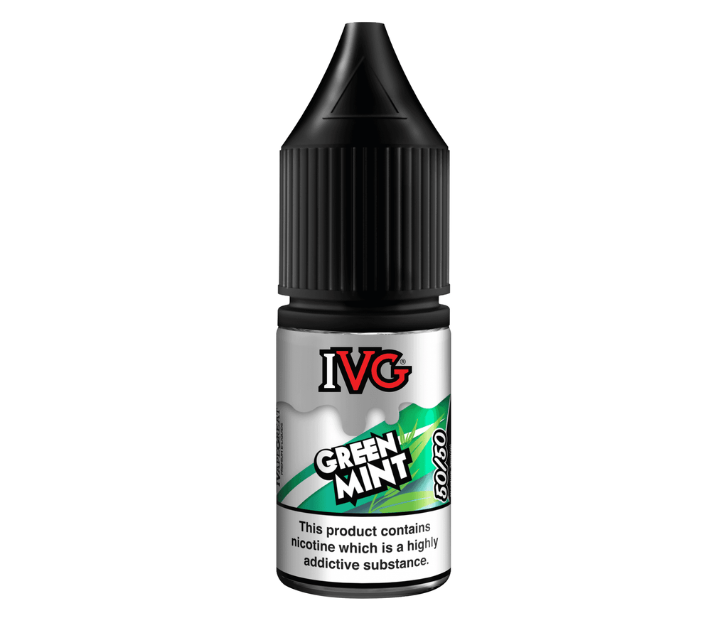 Green Mint 50/50 E-Liquid By IVG 10ml - Vapestore Direct