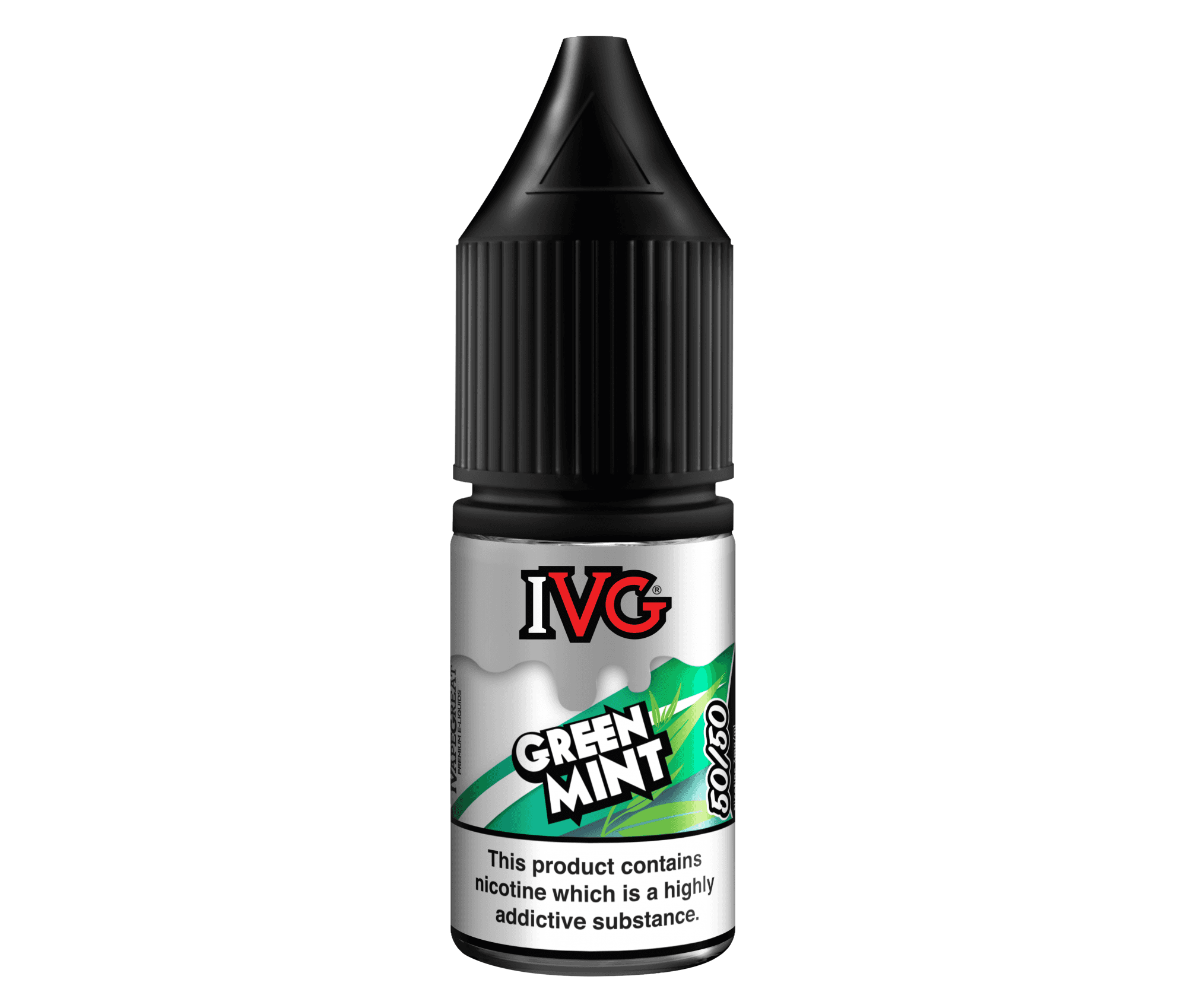 Green Mint 50/50 E-Liquid By IVG 10ml - Vapestore Direct