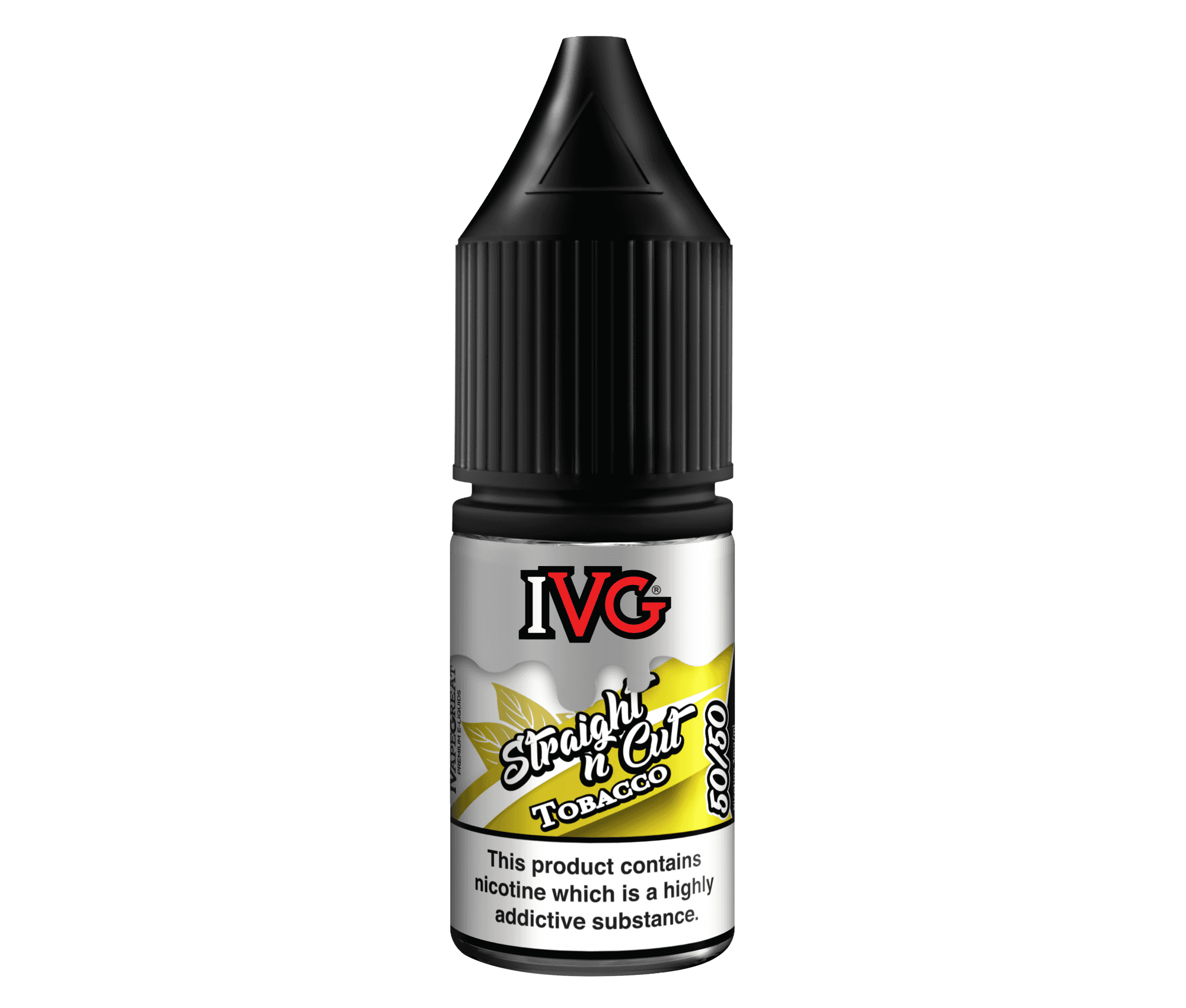 Straight N Cut Tobacco 50/50 E-Liquid By IVG 10ml - Vapestore Direct
