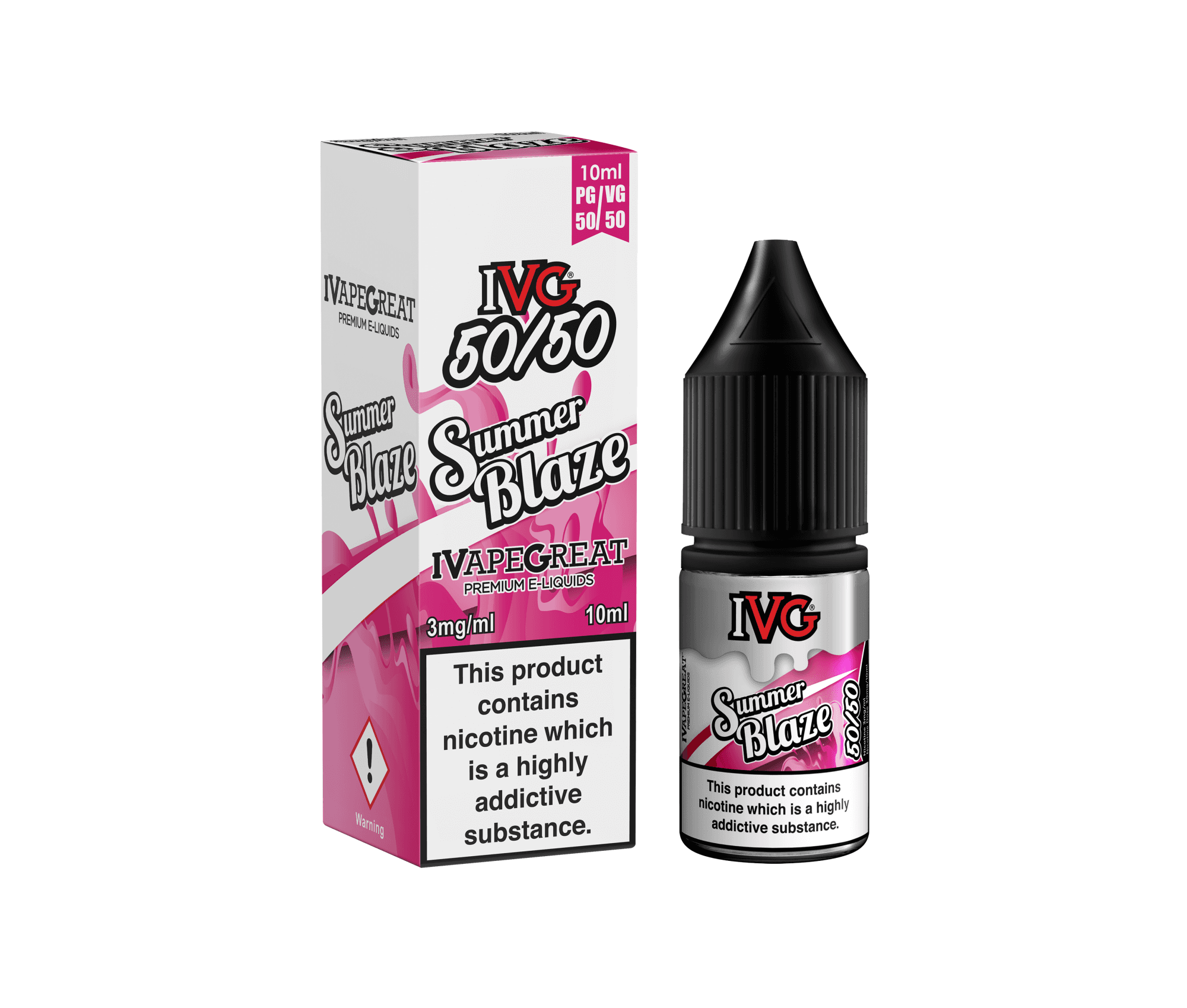 Summer Blaze 50/50 E-Liquid By IVG 10ml - Vapestore Direct
