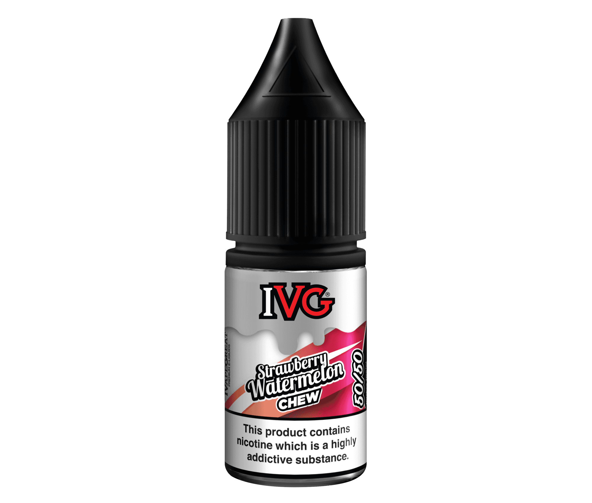 Strawberry Watermelon Chew 50/50 E-Liquid By IVG 10ml - Vapestore Direct