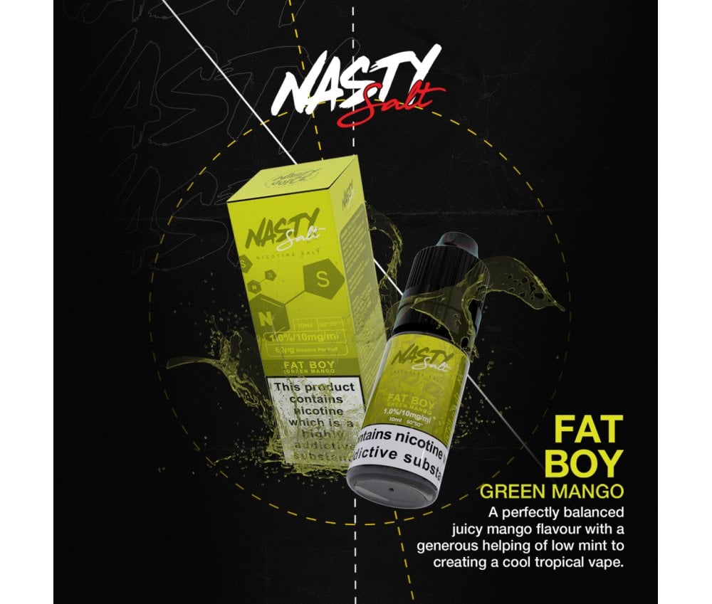 Fatboy E-Liquid Nicotine Salt By Nasty Juice 10ml - Vapestore Direct