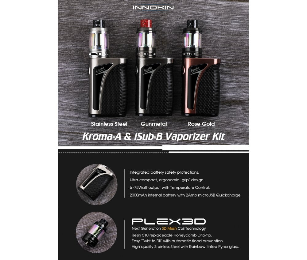 Innokin  Kroma-A & Isub B Kit - Vapestore Direct