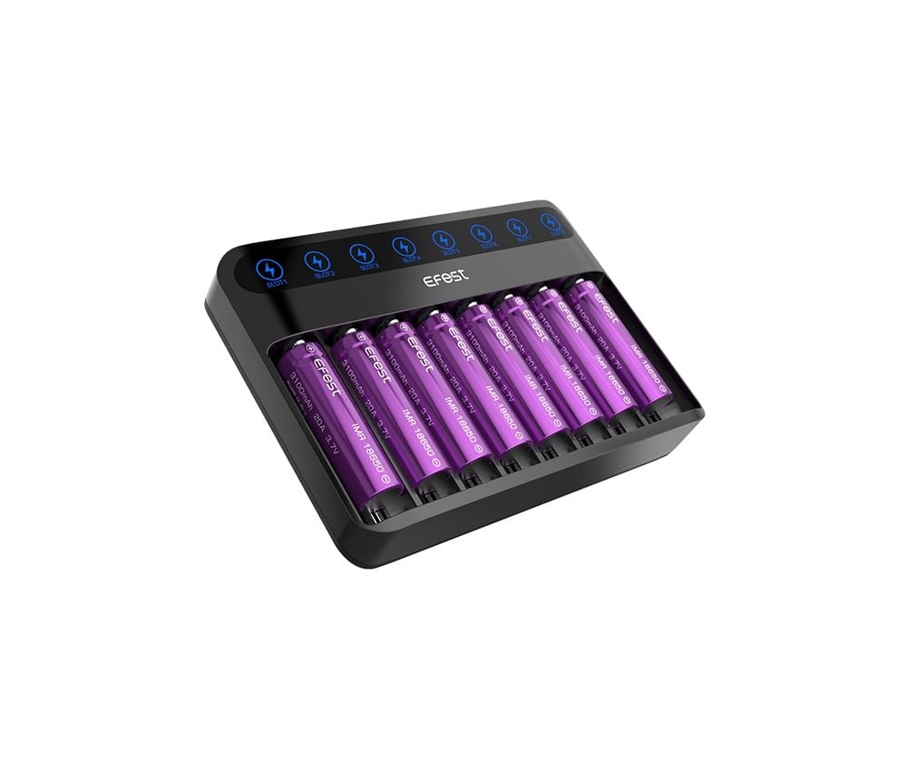 EFEST Lush Q8 Intelligent LED Charger - Vapestore Direct
