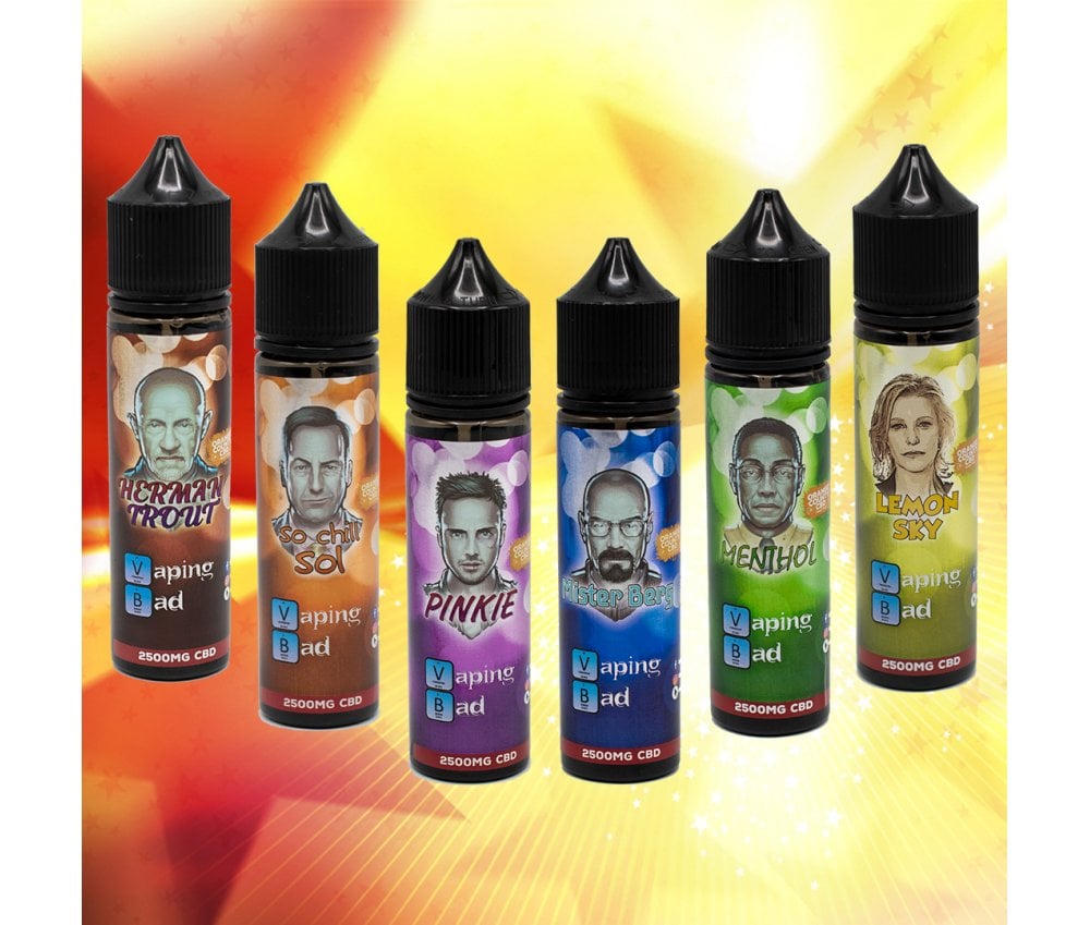 Gus Fring (Menthol) Vaping Bad CBD E-Liquid By Orange County 50ml - Vapestore Direct