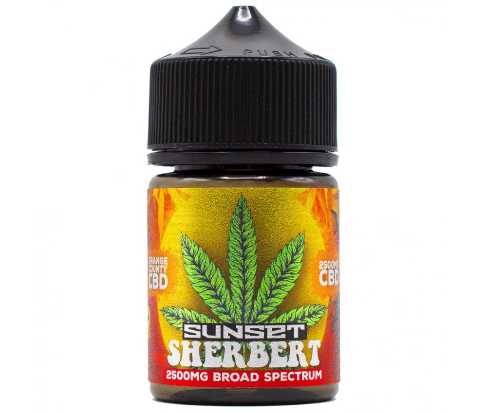 Sunset Sherbet CBD E-Liquid By Orange County 50ml - Vapestore Direct