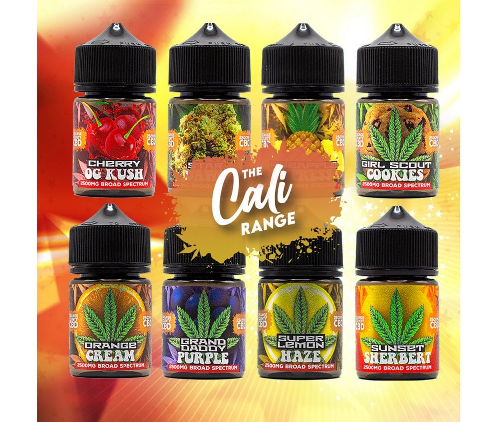 Sunset Sherbet CBD E-Liquid By Orange County 50ml - Vapestore Direct