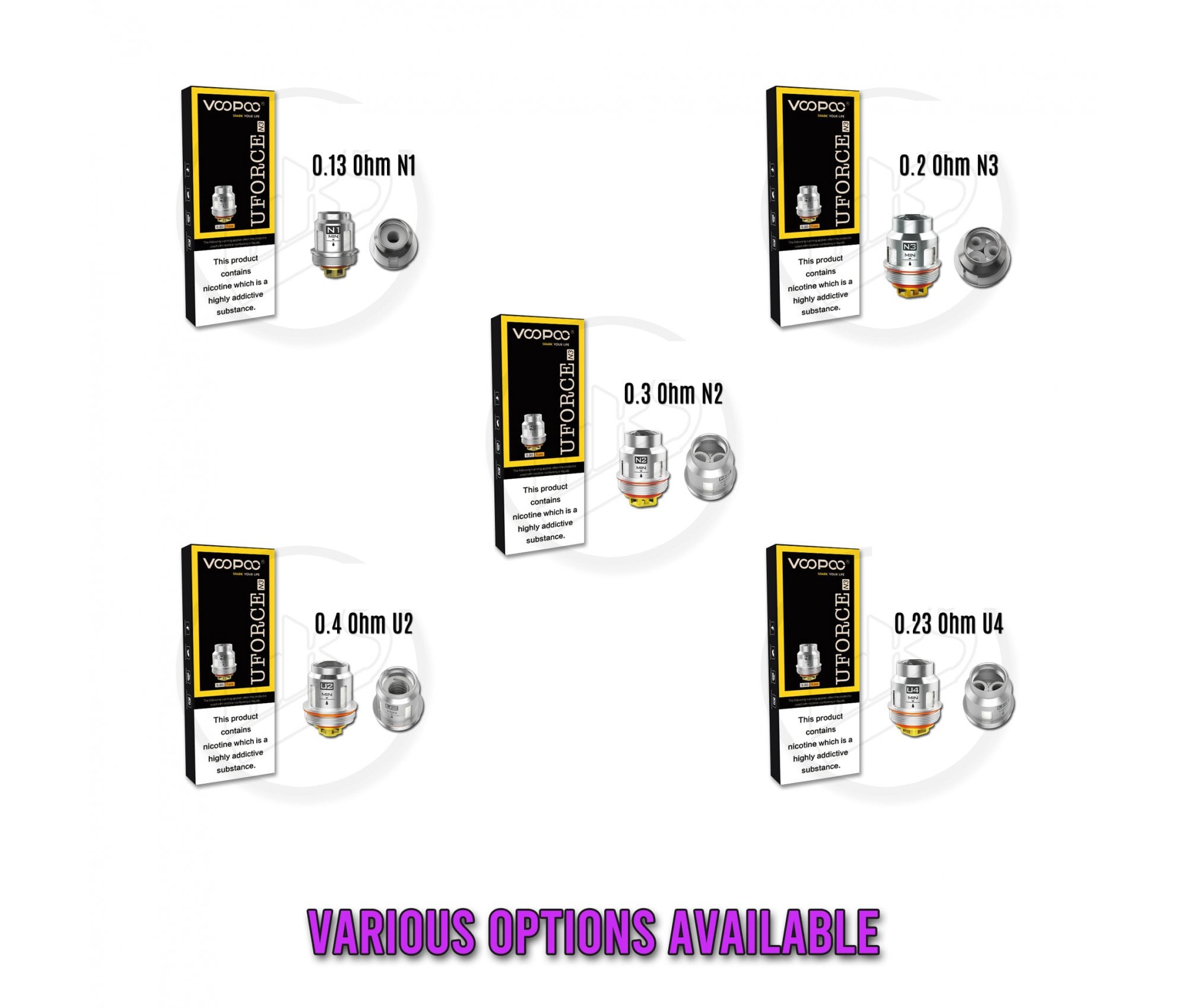 Voopoo Uforce Replacement Coils - Vapestore Direct