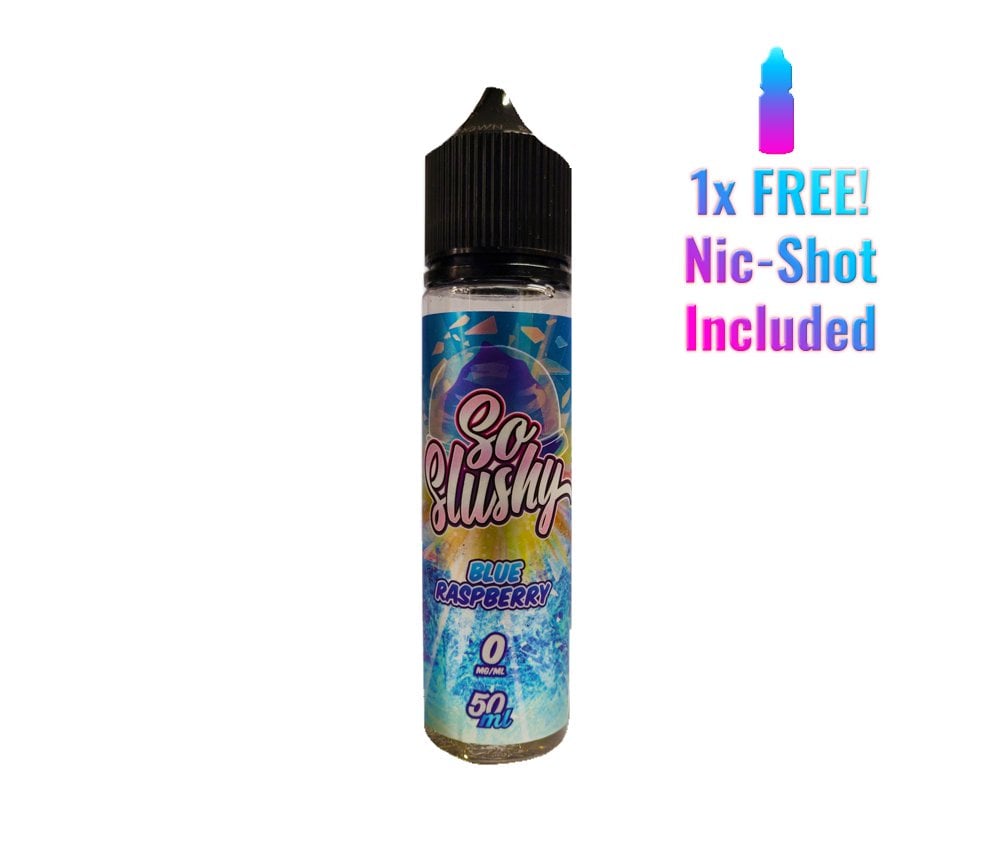 Blue Raspberry E-Liquid Shortfill By So Slushy 50ml - Vapestore Direct