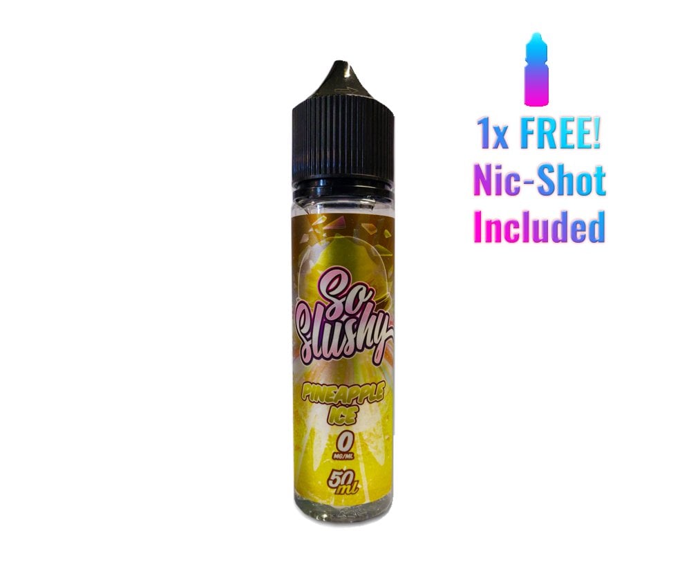 Pineapple Ice E-Liquid Shortfill By So Slushy 50ml - Vapestore Direct