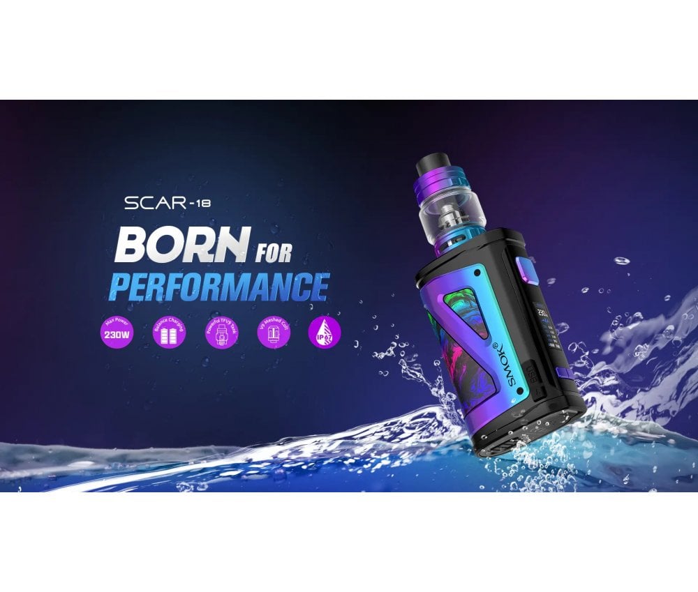 SMOK Scar-18 230W Kit Poster - Vapestore Direct