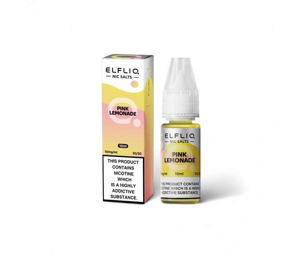 Pink Lemonade ELFLIQ E-Liquid Nicotine Salt By Elfbar 10ml - Vapestore Direct