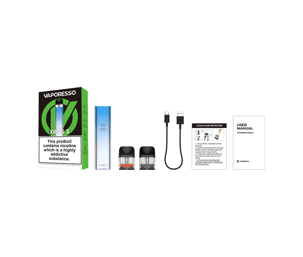 Vaporesso XROS 3 Pod Kit - Vapestore Direct