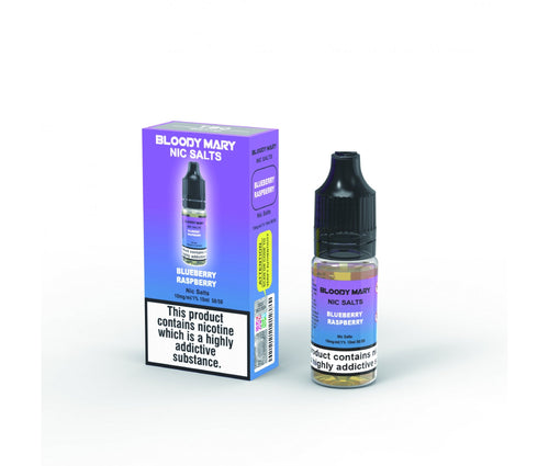 Blueberry Raspberry E-Liquid Nicotine Salt By Bloody Mary 10ml - Vapestore Direct