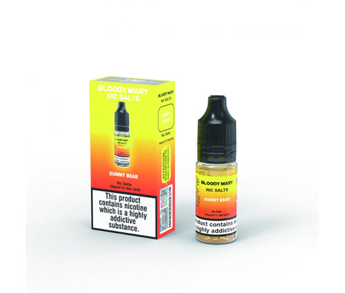 Gummy Bear E-Liquid Nicotine Salt By Bloody Mary 10ml - Vapestore Direct