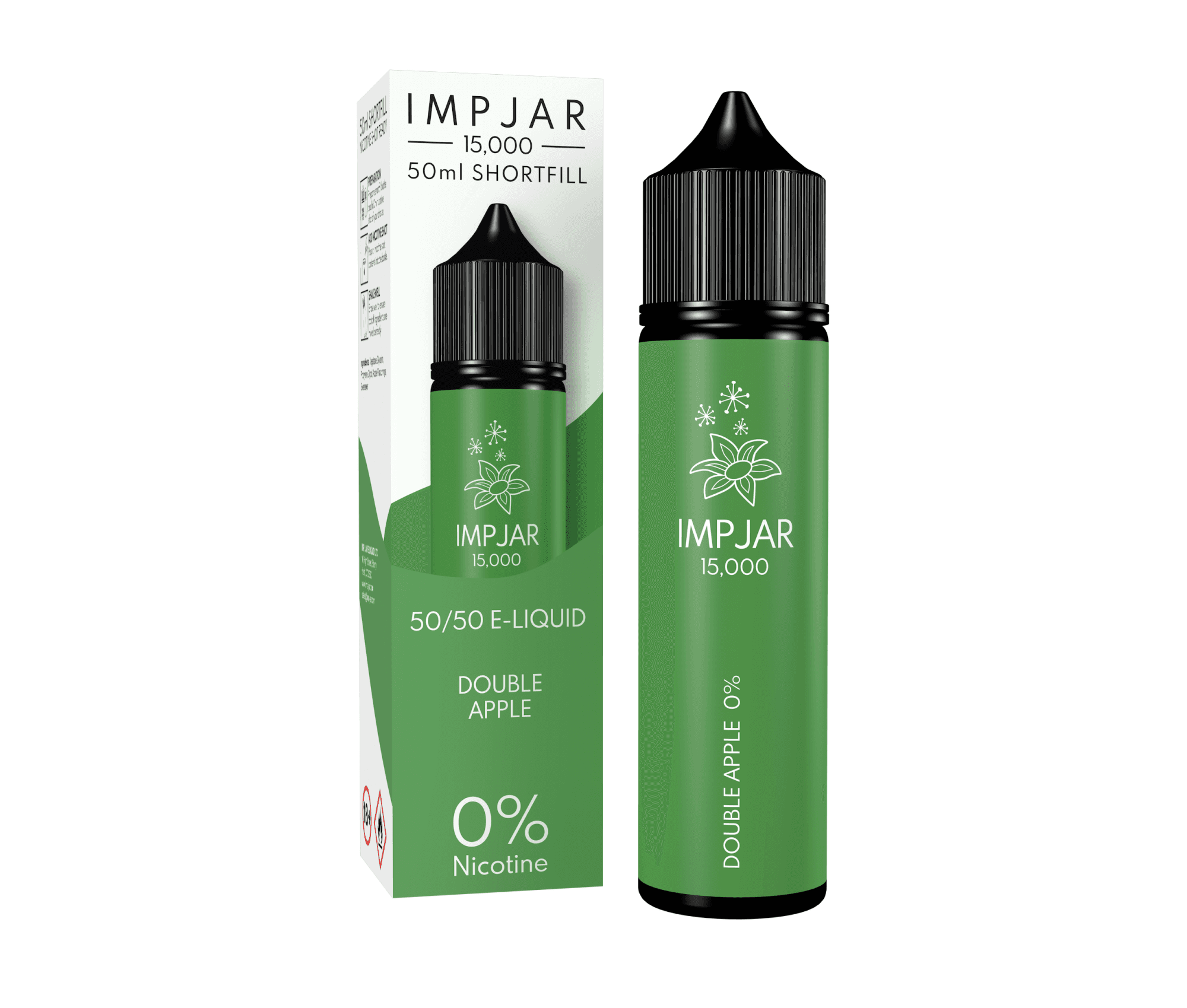 Double Apple E-Liquid 15000 Shortfill By Impjar 50ml - Vapestore Direct