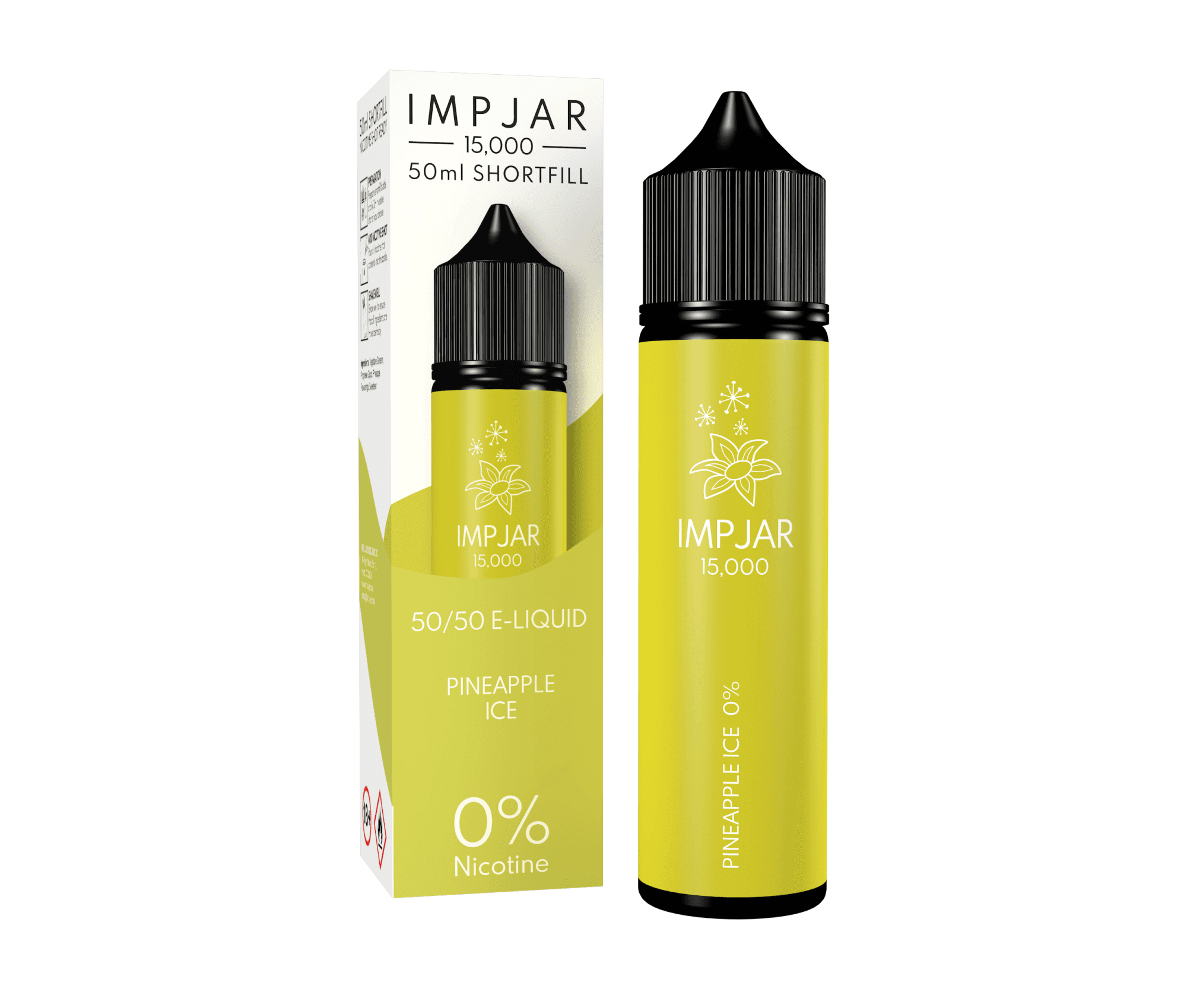 Pineapple Ice E-Liquid 15000 Shortfill By Impjar 50ml - Vapestore Direct