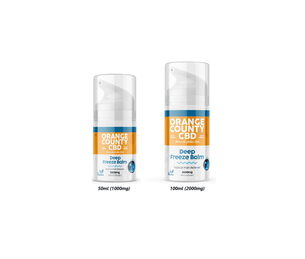 Orange County Deep Freeze Broad Spectrum CBD Muscle Balm - Vapestore Direct