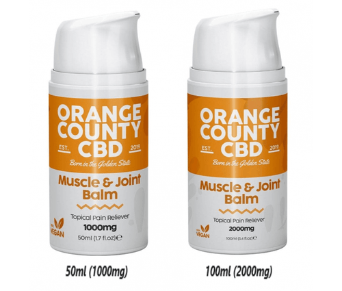 Orange County CBD Muscle & Joint Balm  NEW FORMULA - Vapestore Direct