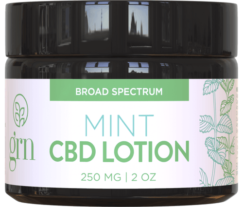 GRN CBD Body Lotion 250mg MINT - Vapestore Direct