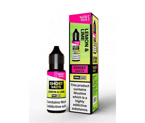 Lemon & Lime GHOST SALTS E-Liquid Nicotine Salt By Vapes Bars 10ml - Vapestore Direct