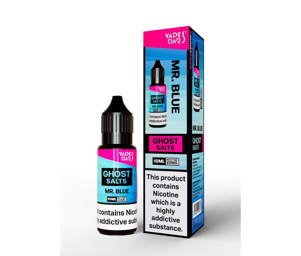 Mr Blue GHOST SALTS E-Liquid Nicotine Salt By Vapes Bars 10ml - Vapestore Direct