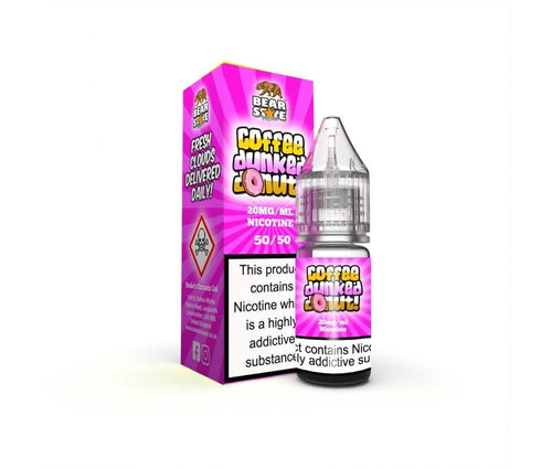 Coffee Dunked Donut E-Liquid Nictine Salt By Bear State Vapor 10ml - Vapestore Direct
