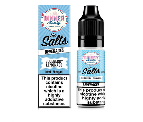 Blueberry Lemonade E-Liquid Nicotine Salt By Dinner Lady Beverages 10ml - Vapestore Direct