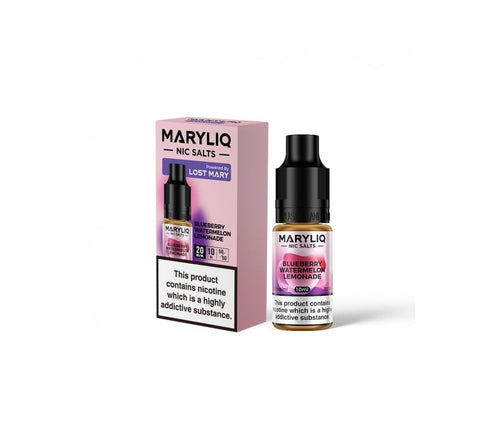 Blueberry Watermelon Lemonade Maryliq E-Liquid Nicotine Salt By Elfbar 10ml - Vapestore Direct