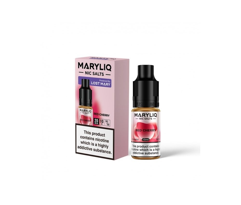 Red Cherry Maryliq E-Liquid Nicotine Salt By Elfbar 10ml - Vapestore Direct