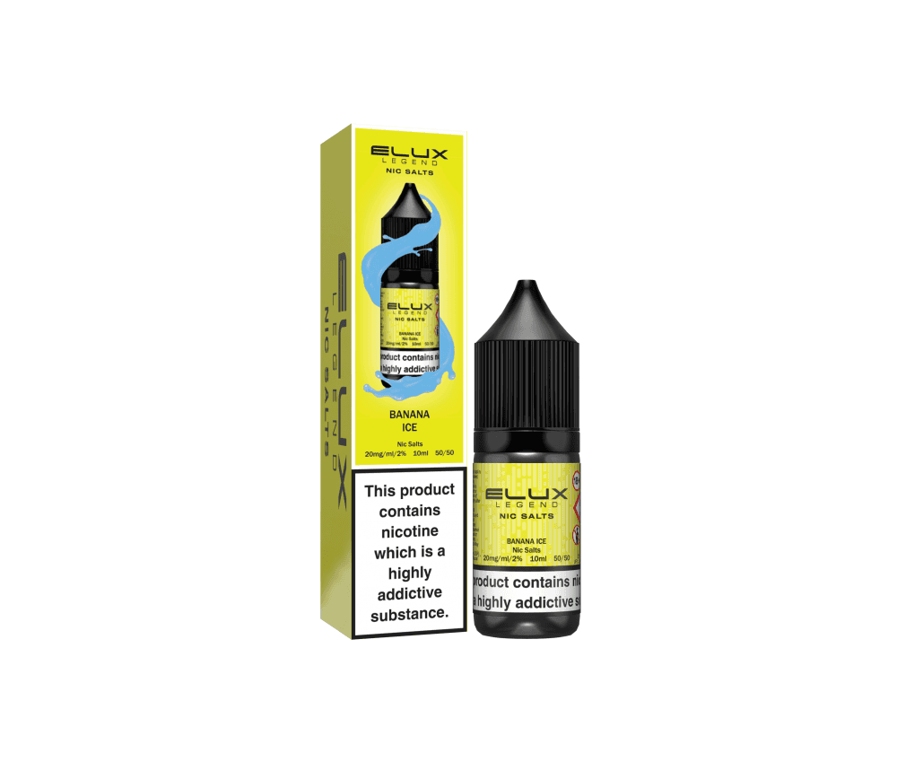 Banana Ice E-Liquid Nicotine Salt By Elux Legend 10ml - Vapestore Direct