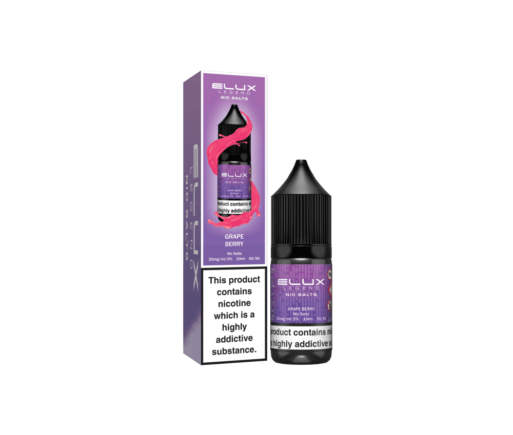 Grape Berry E-Liquid Nicotine Salt By Elux Legend 10ml - Vapestore Direct