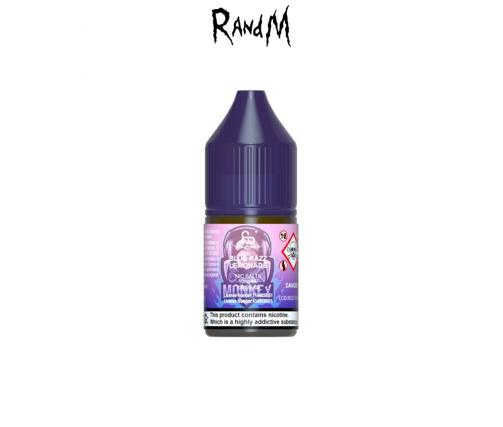 Blue Razz Lemonade 7000 E-Liquid Nicotine Salt by R & M Tornado 10ml - Vapestore Direct