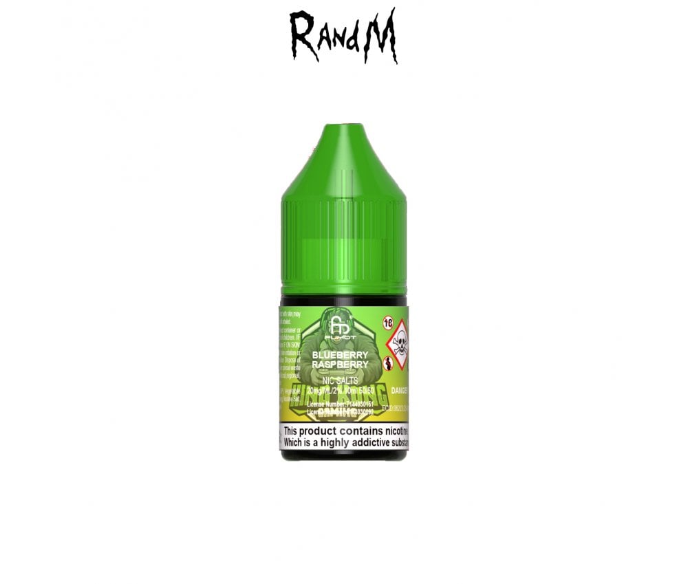 Blueberry Raspberry 7000 E-Liquid Nicotine Salt by R & M Tornado 10ml - Vapestore Direct