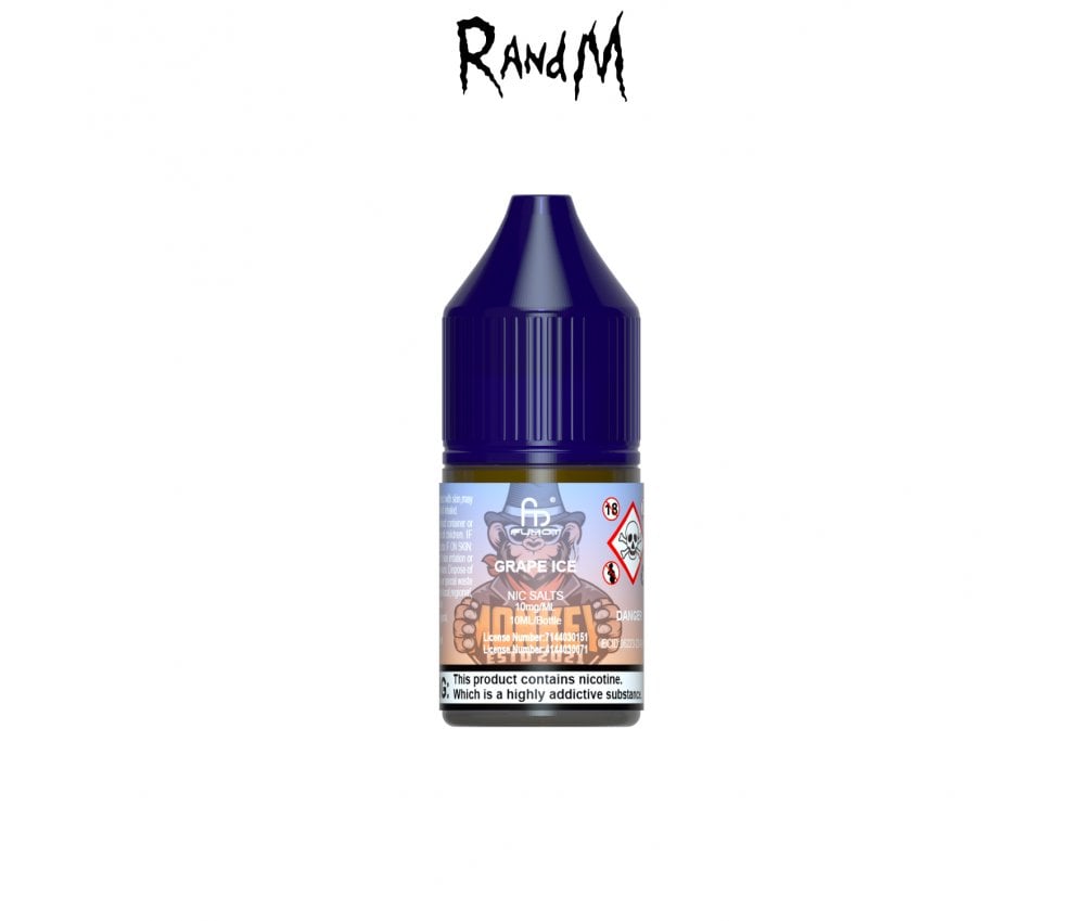 Grape Ice 7000 E-Liquid Nicotine Salt by R & M Tornado 10ml - Vapestore Direct